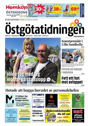 Förstasida Östgötatidningen