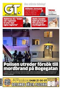 Förstasida Gotlands Tidningar