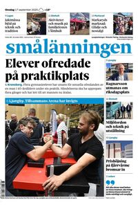 Förstasida Smålänningen