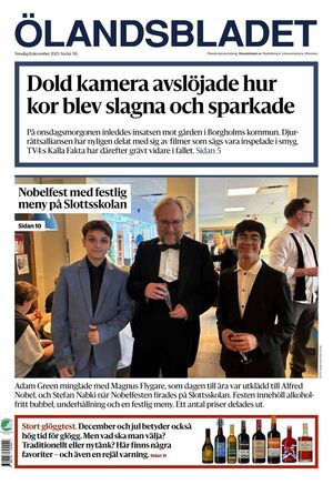 Förstasida Ölandsbladet