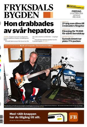 Förstasida Fryksdalsbygden