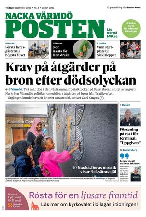 Förstasida Nacka Värmdö Posten Nacka