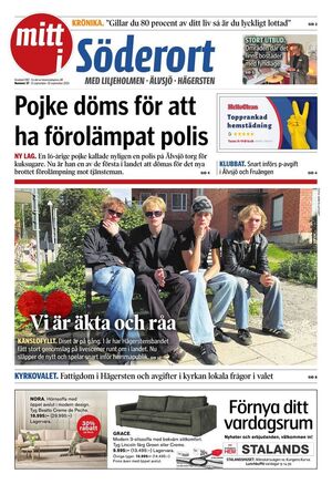Förstasida Mitt i Söderort Liljeholmen/Älvsjö