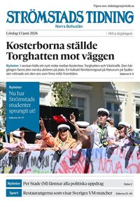 Förstasida Strömstads Tidning