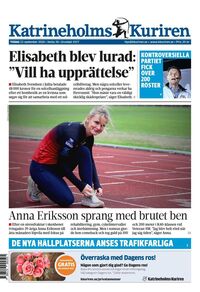 Förstasida Katrineholms-Kuriren