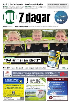 Förstasida Bjäre NU