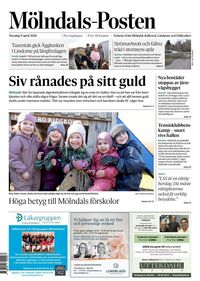 Förstasida Mölndals-Posten