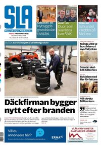 Förstasida Skaraborgs Allehanda
