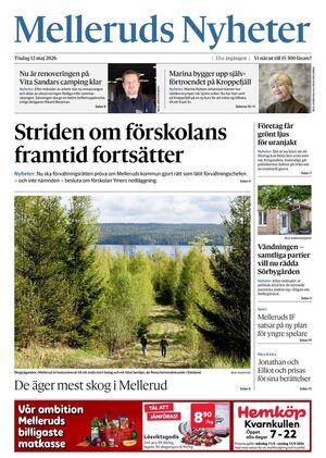 Förstasida Melleruds Nyheter