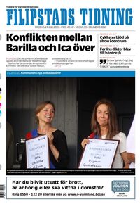 Förstasida Filipstads Tidning