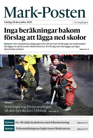 Förstasida Mark-Posten