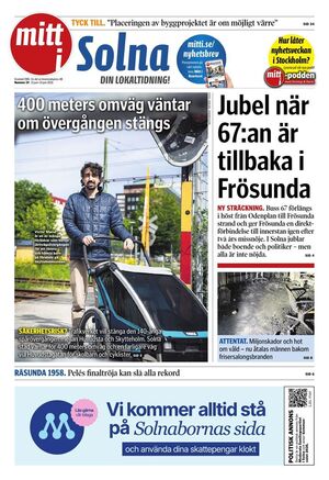 Förstasida Mitt i Solna