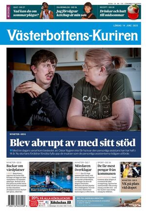 Förstasida Västerbottens-Kuriren