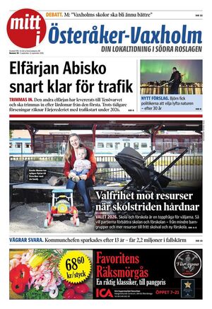 Förstasida Mitt i Österåker-Vaxholm