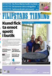 Förstasida Filipstads Tidning