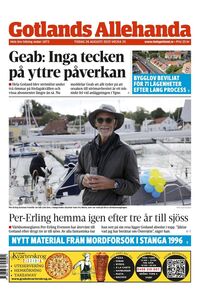 Förstasida Gotlands Allehanda