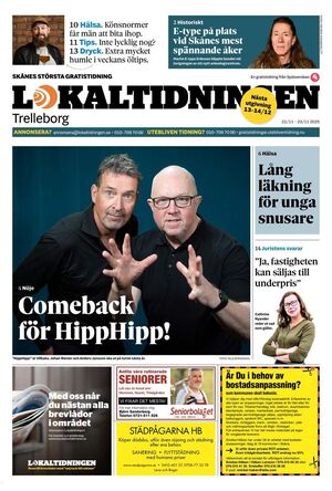 Förstasida Lokaltidningen Trelleborg