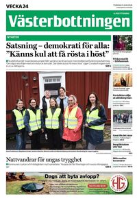 Förstasida Västerbottningen
