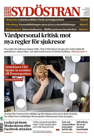 Förstasida Sydöstran