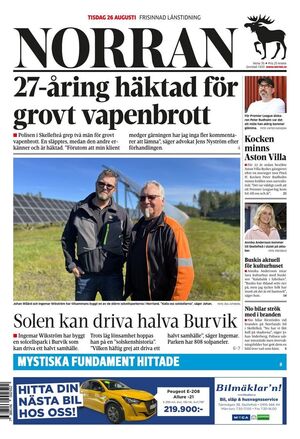 Förstasida Norran