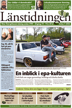 Förstasida Länstidningen Östergötland