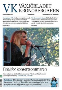 Förstasida Växjöbladet Kronobergaren