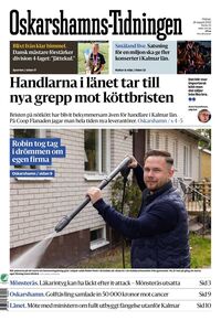Förstasida Oskarshamns-Tidningen