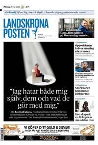 Förstasida Landskrona Posten