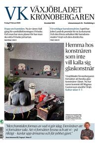 Förstasida Växjöbladet Kronobergaren