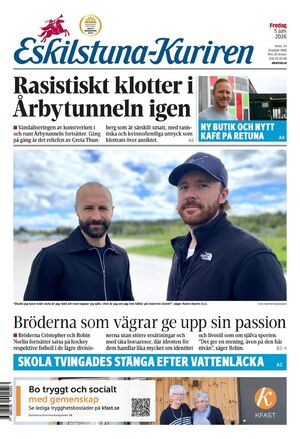 Förstasida Eskilstuna-Kuriren