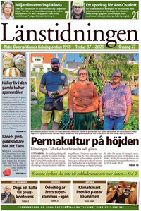 Förstasida Länstidningen Östergötland