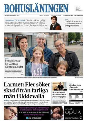 Förstasida Bohusläningen