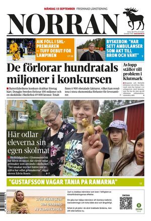 Förstasida Norran