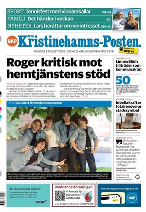 Förstasida Nya Kristinehamns-Posten