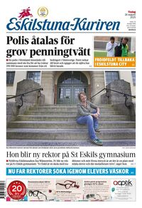 Förstasida Eskilstuna-Kuriren