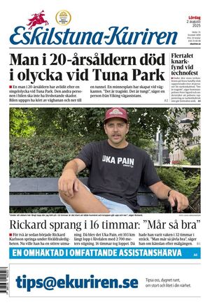 Förstasida Eskilstuna-Kuriren