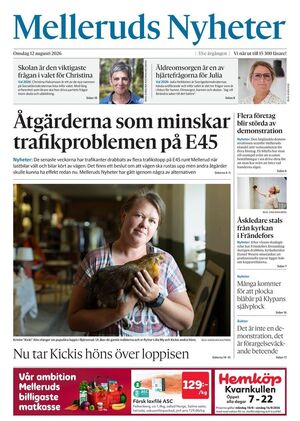 Förstasida Melleruds Nyheter