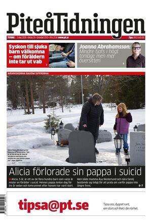 Förstasida Piteå-Tidningen