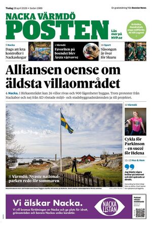 Förstasida Nacka Värmdö Posten Nacka
