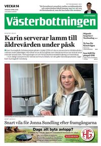 Förstasida Västerbottningen