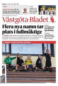 Förstasida Västgöta-Bladet