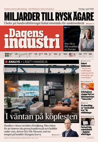 Förstasida Dagens industri