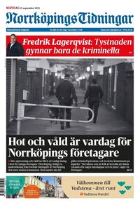 Förstasida Norrköpings Tidningar