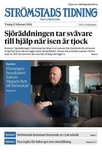 Förstasida Strömstads Tidning