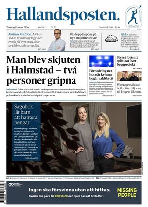 Förstasida Hallandsposten