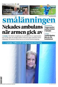 Förstasida Smålänningen