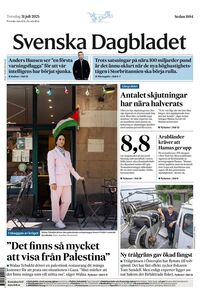 Förstasida Svenska Dagbladet