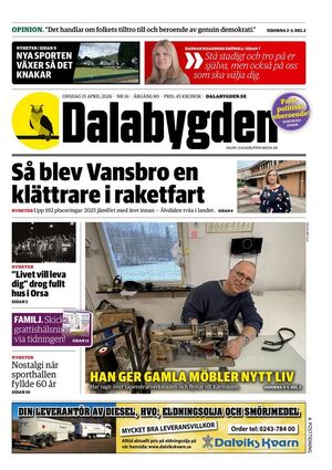 Förstasida Dalabygden