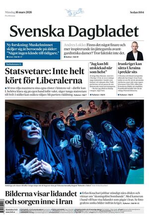 Förstasida Svenska Dagbladet