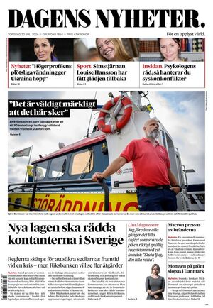Förstasida Dagens Nyheter
